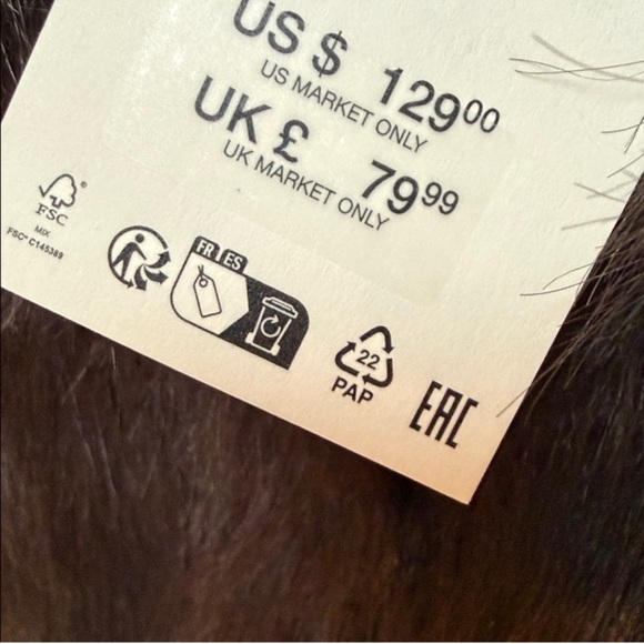 ZARA faux fur short coat - Picture 2 of 6